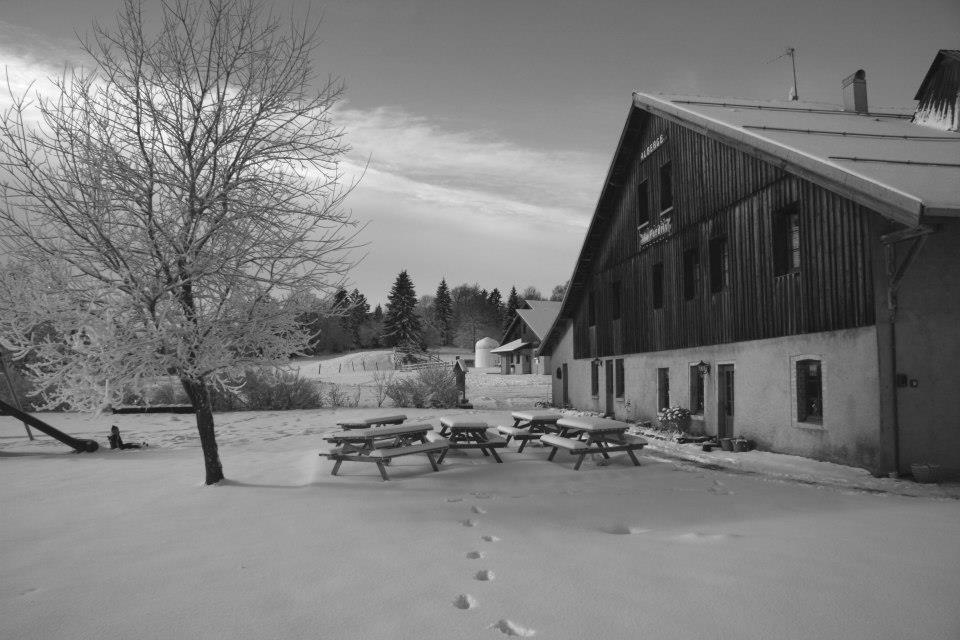 Auberge de la Perdrix Hauterive-la-Fresse Exterior foto